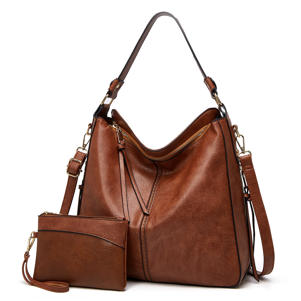 Freya | Elegant Leather Shopping Bag with a Large Capacity