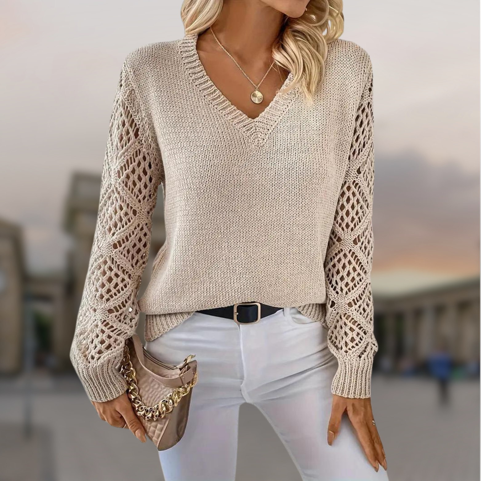 Solene | Elegant Knitted Sweater