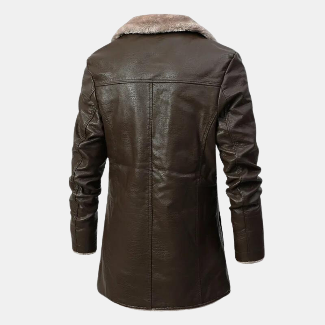 Evander | Men's Winter Leather Jacket