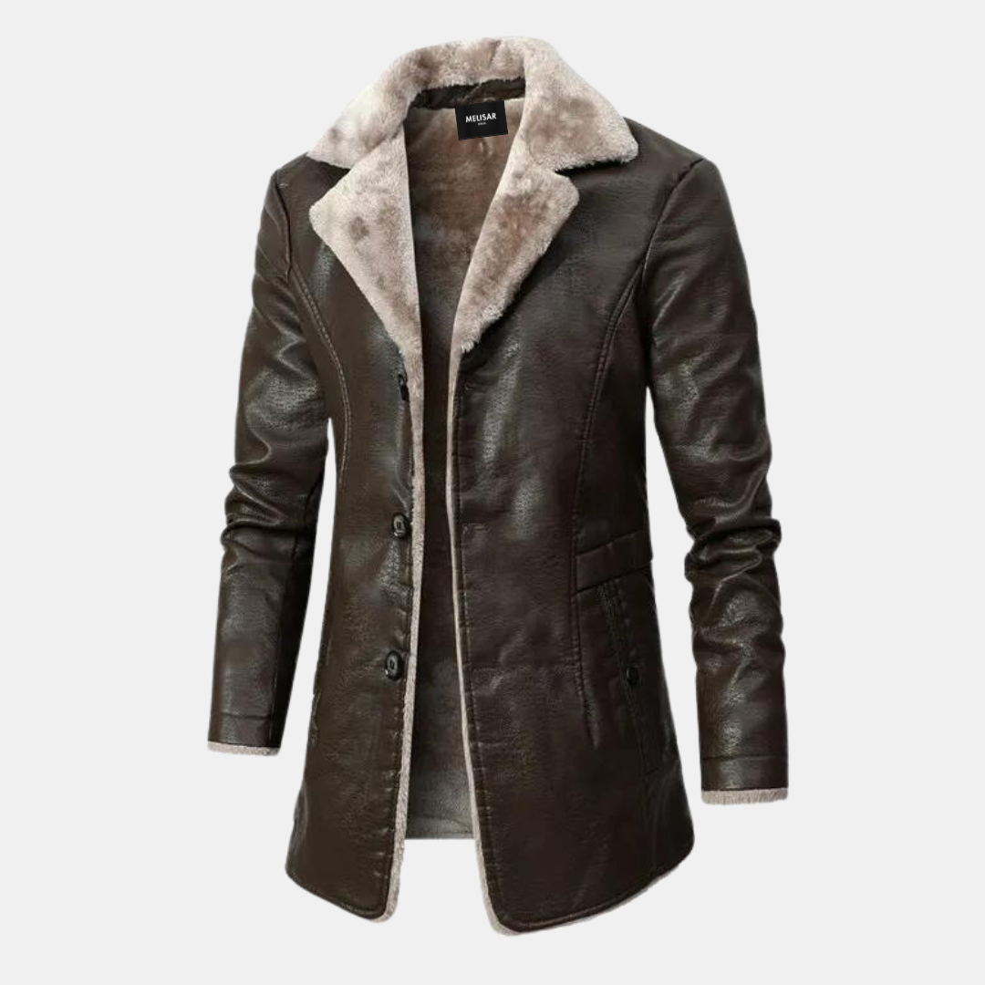 Evander | Men's Winter Leather Jacket