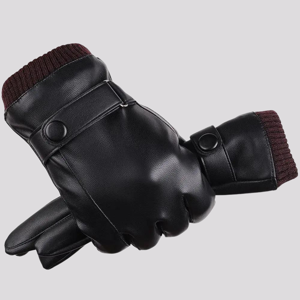 Harris | Elegant Leather Autumn Gloves for Men