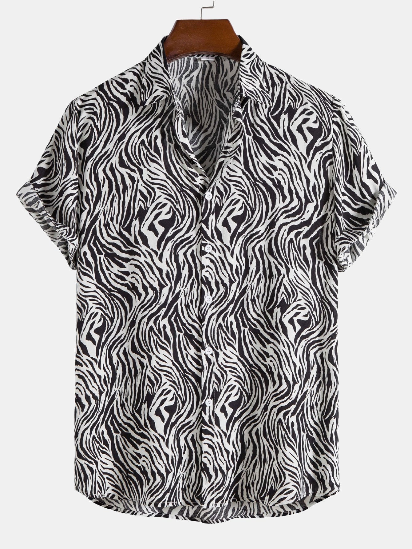 Animal Texture Cotton Shirts