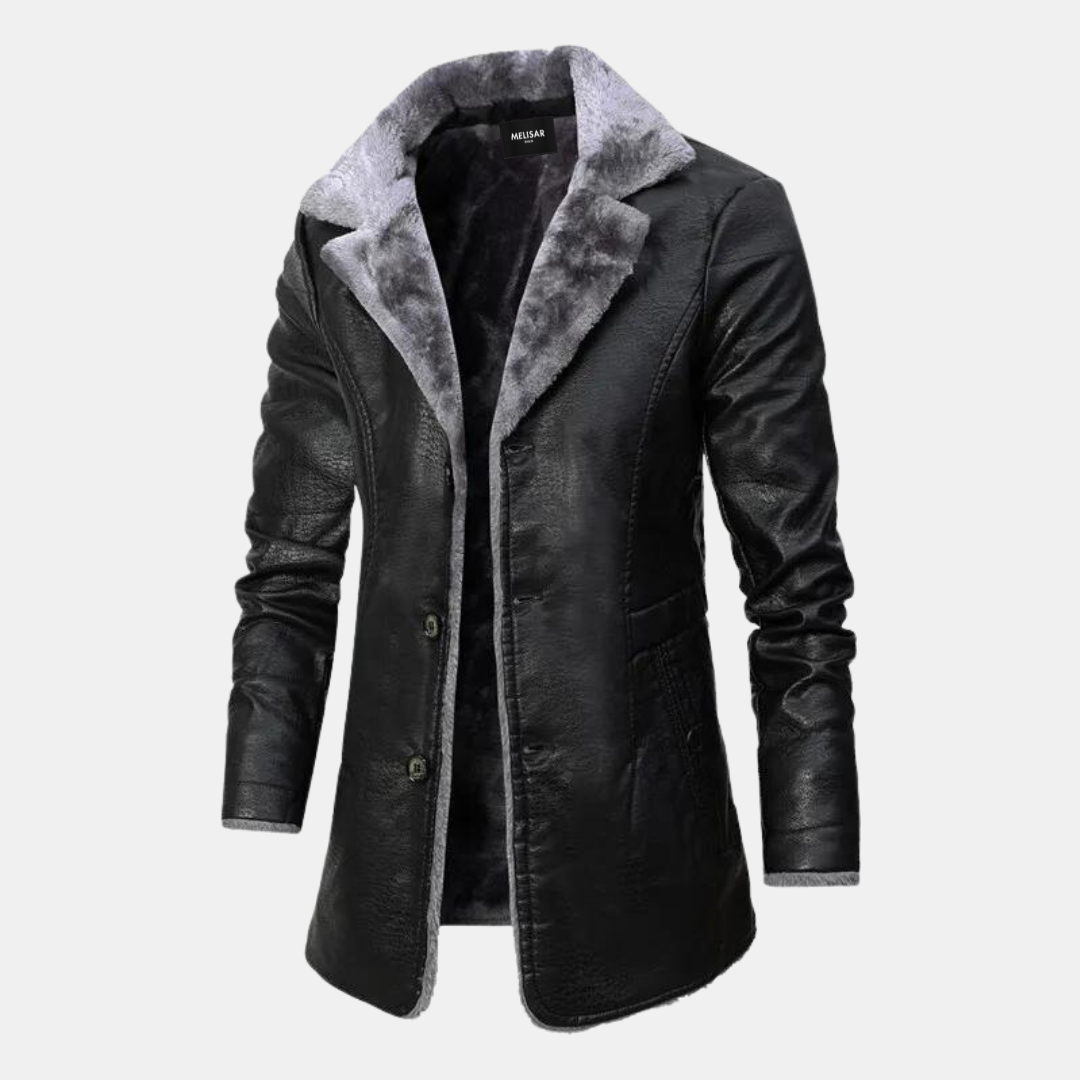 Evander | Men's Winter Leather Jacket