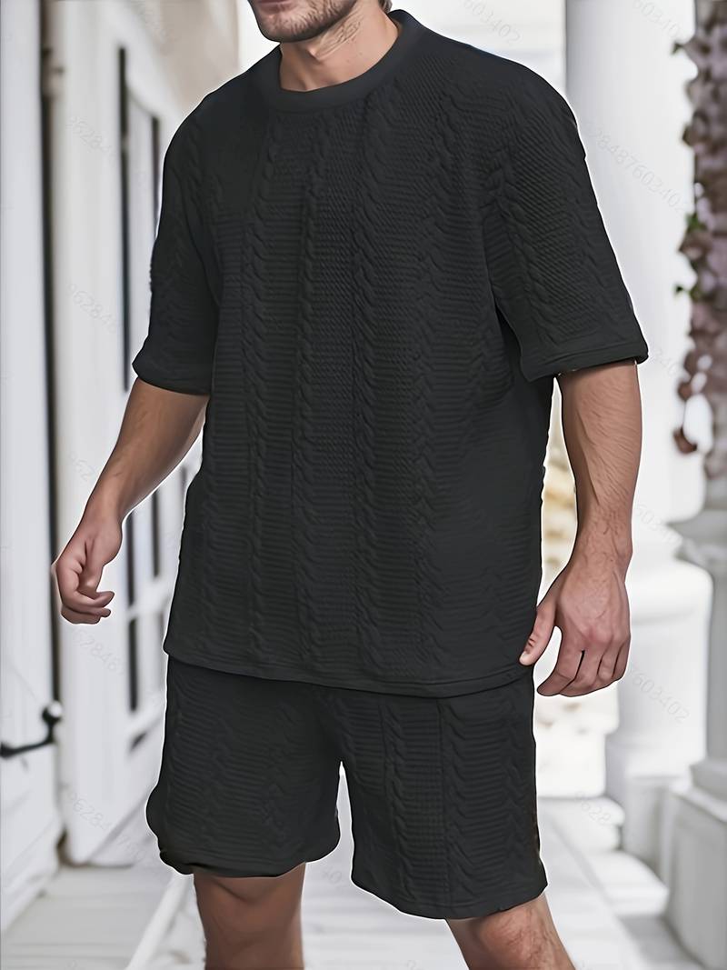 WOVEN CUBAN SET - BLACK