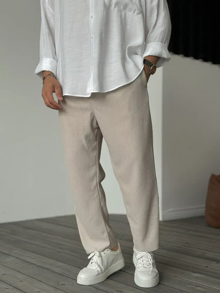 Elian | Relaxed Ribbed Pants