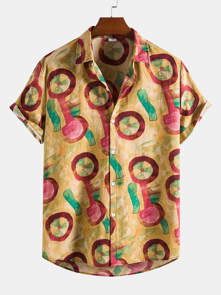 Abstract Print Shirt