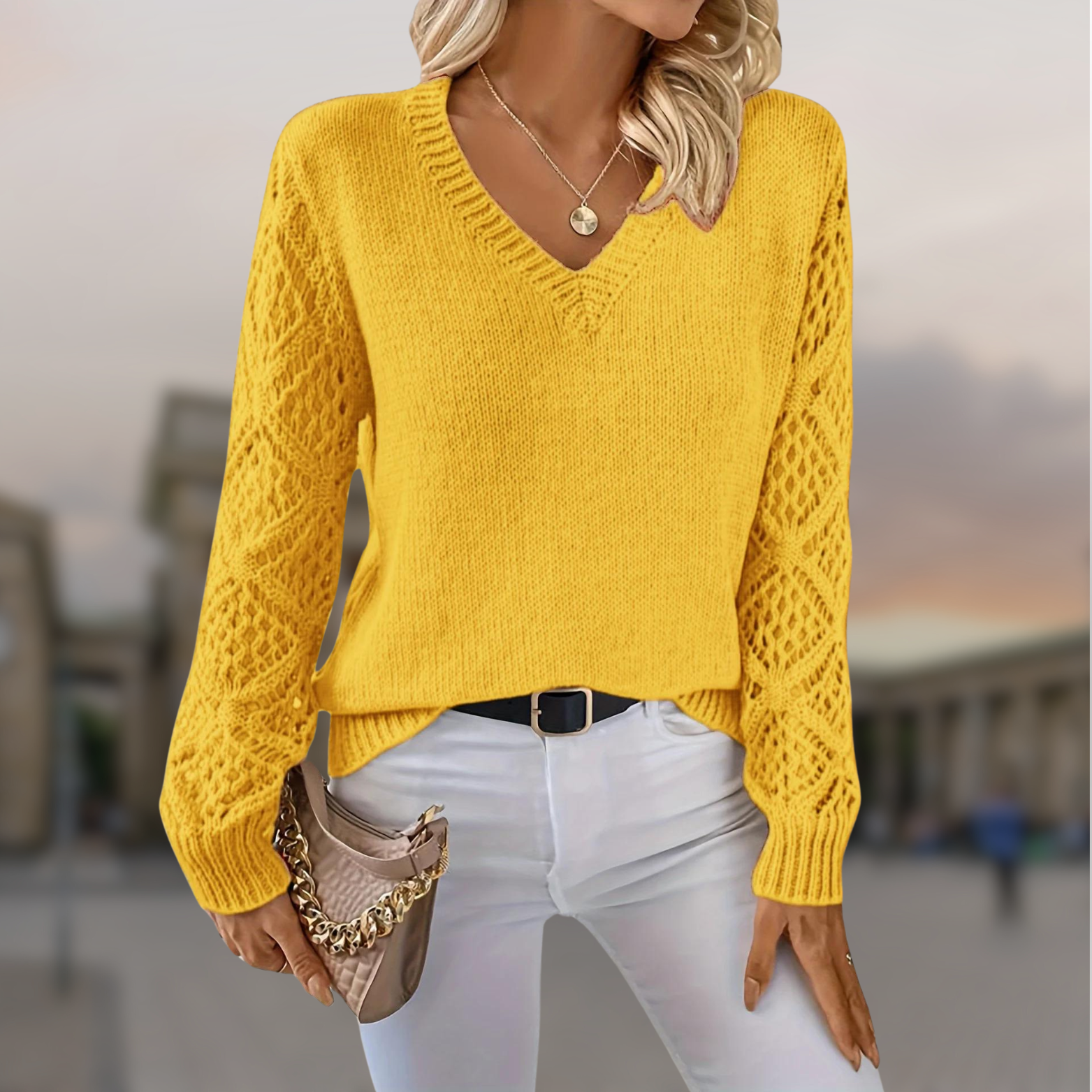 Solene | Elegant Knitted Sweater