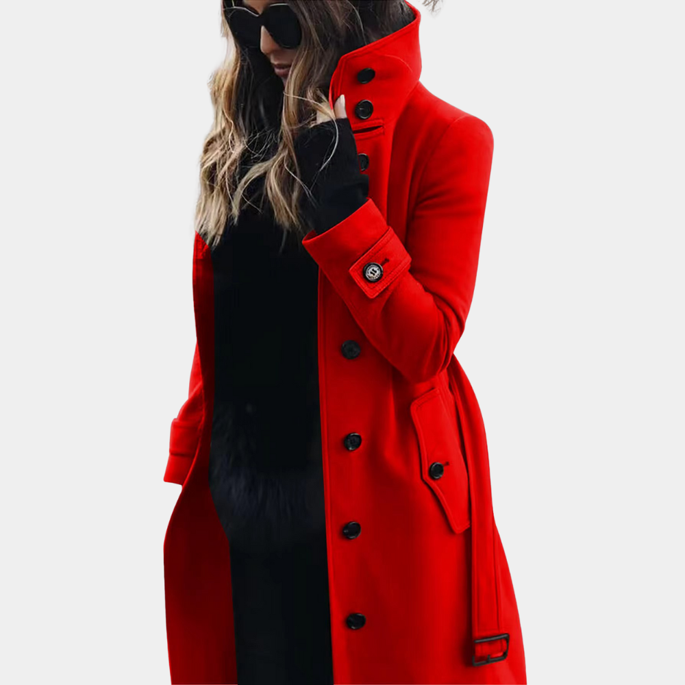 Elva | Long Trench Coat Jacket for Women