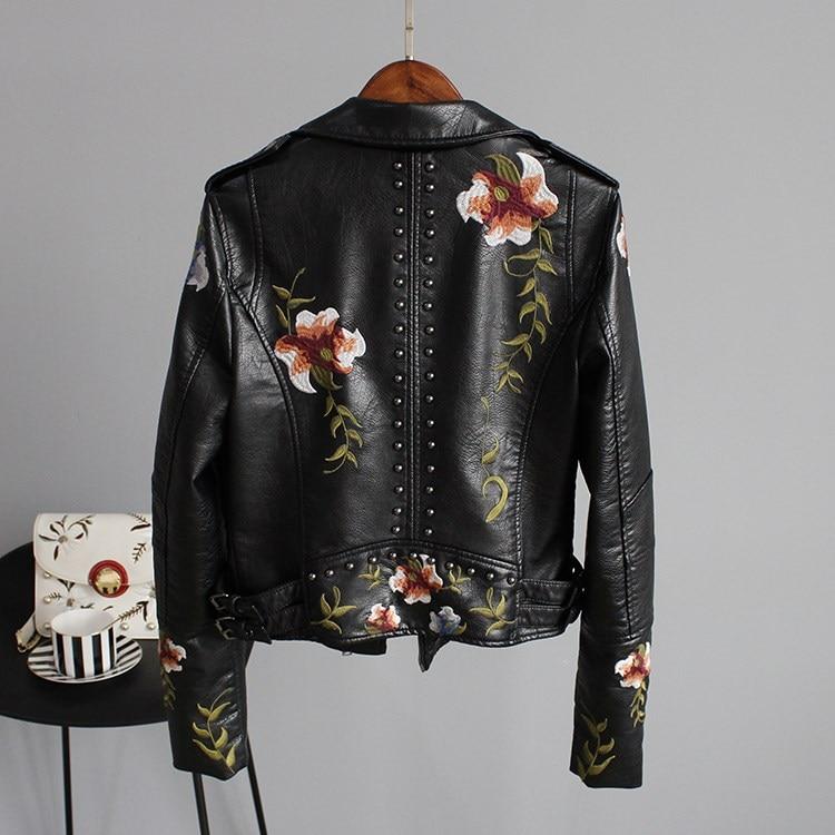 Dahlia | Leather Jacket - With Handmade Details