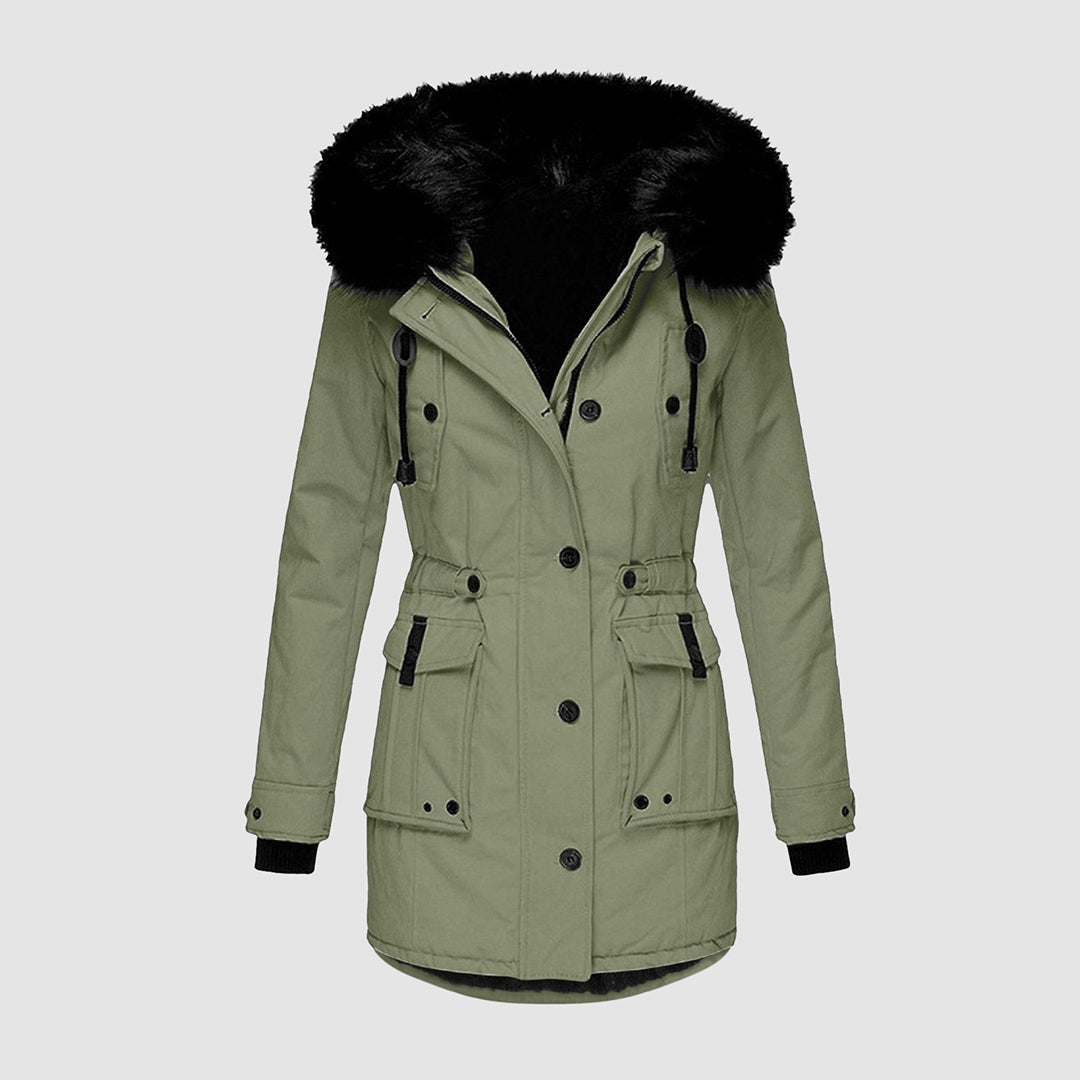 Audrina | Winter Jacket with Warm lining and Adjustable Hood