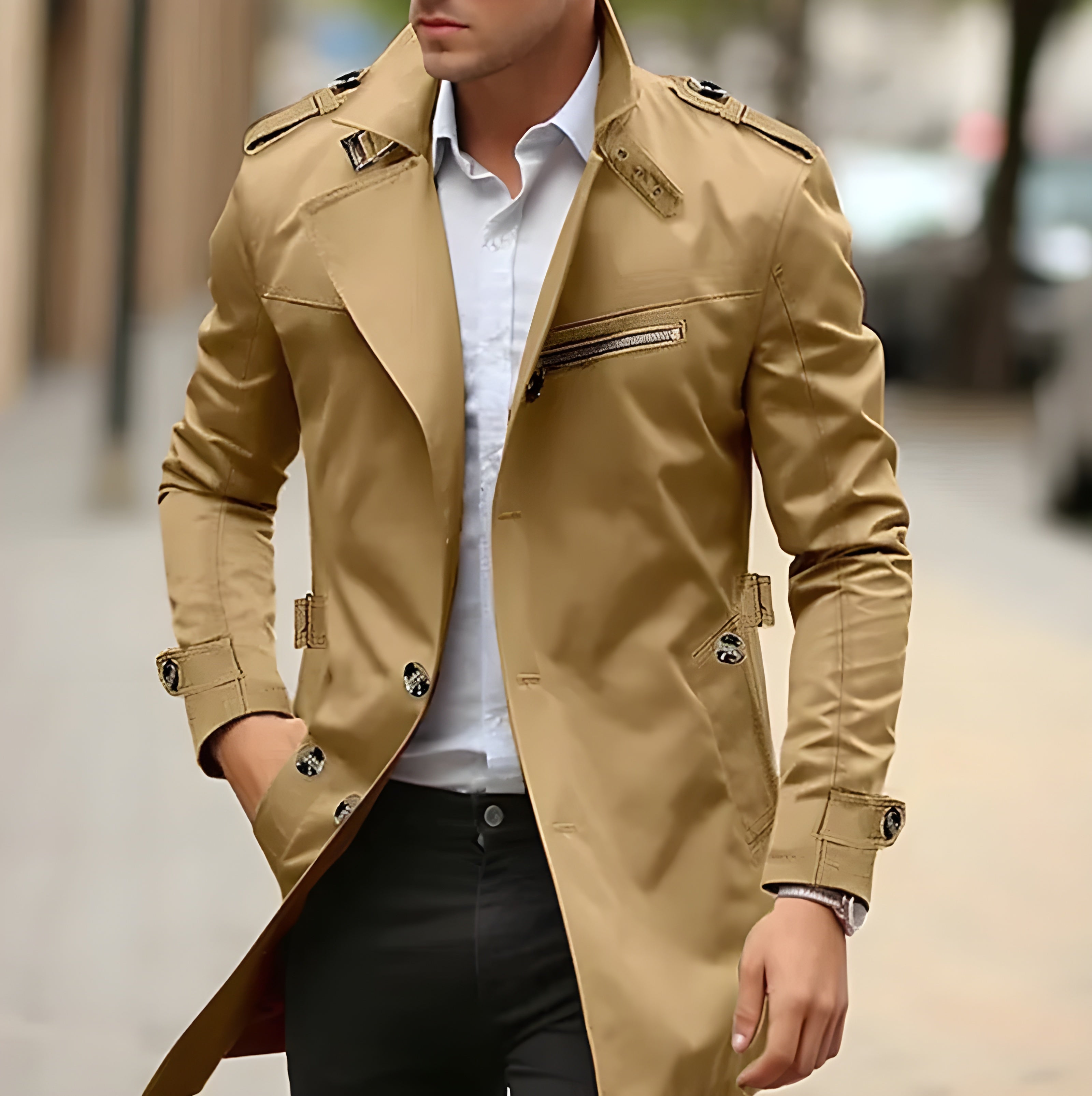 Thaddeus | Stylish Waterproof Trench Coat