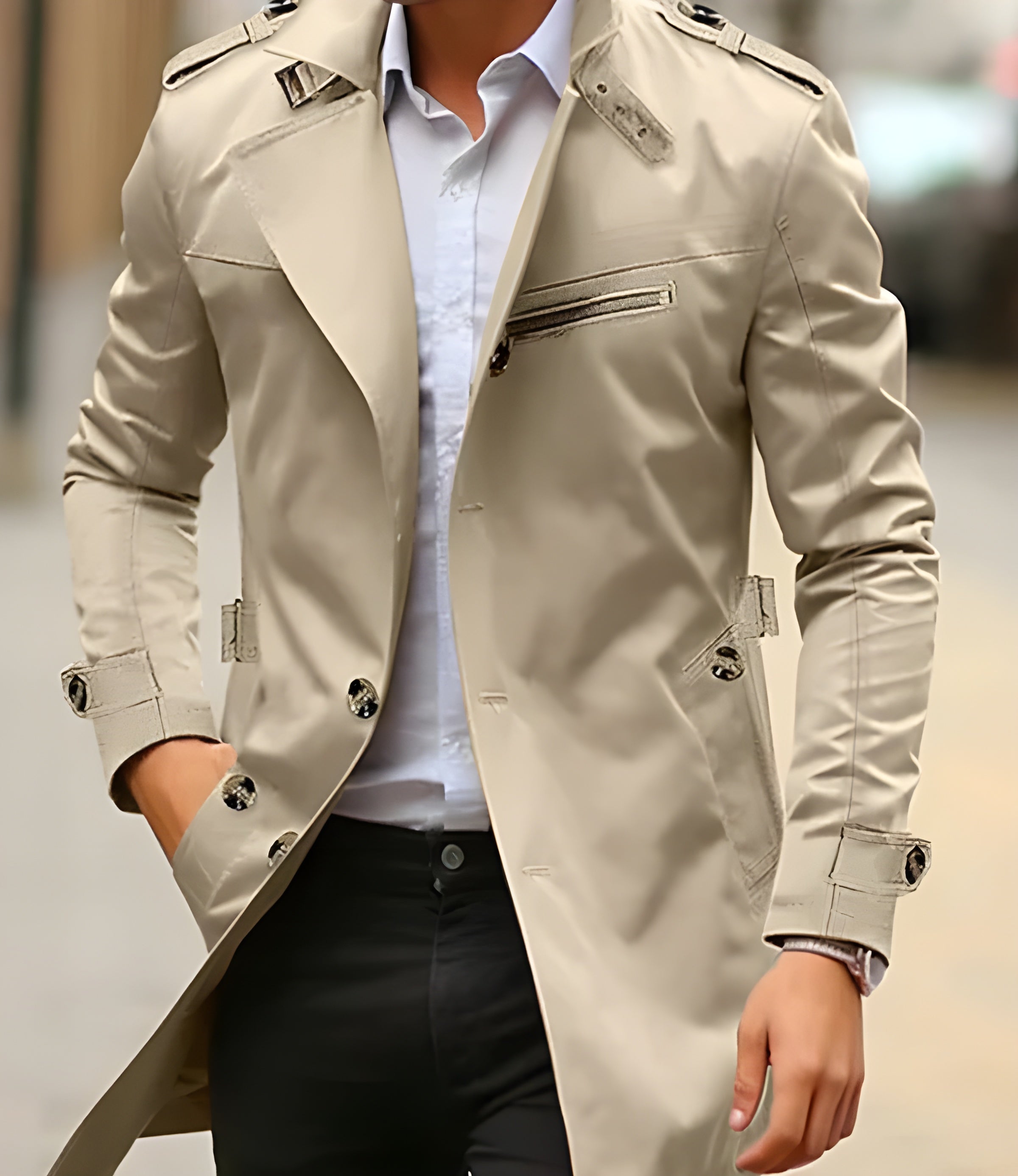 Thaddeus | Stylish Waterproof Trench Coat