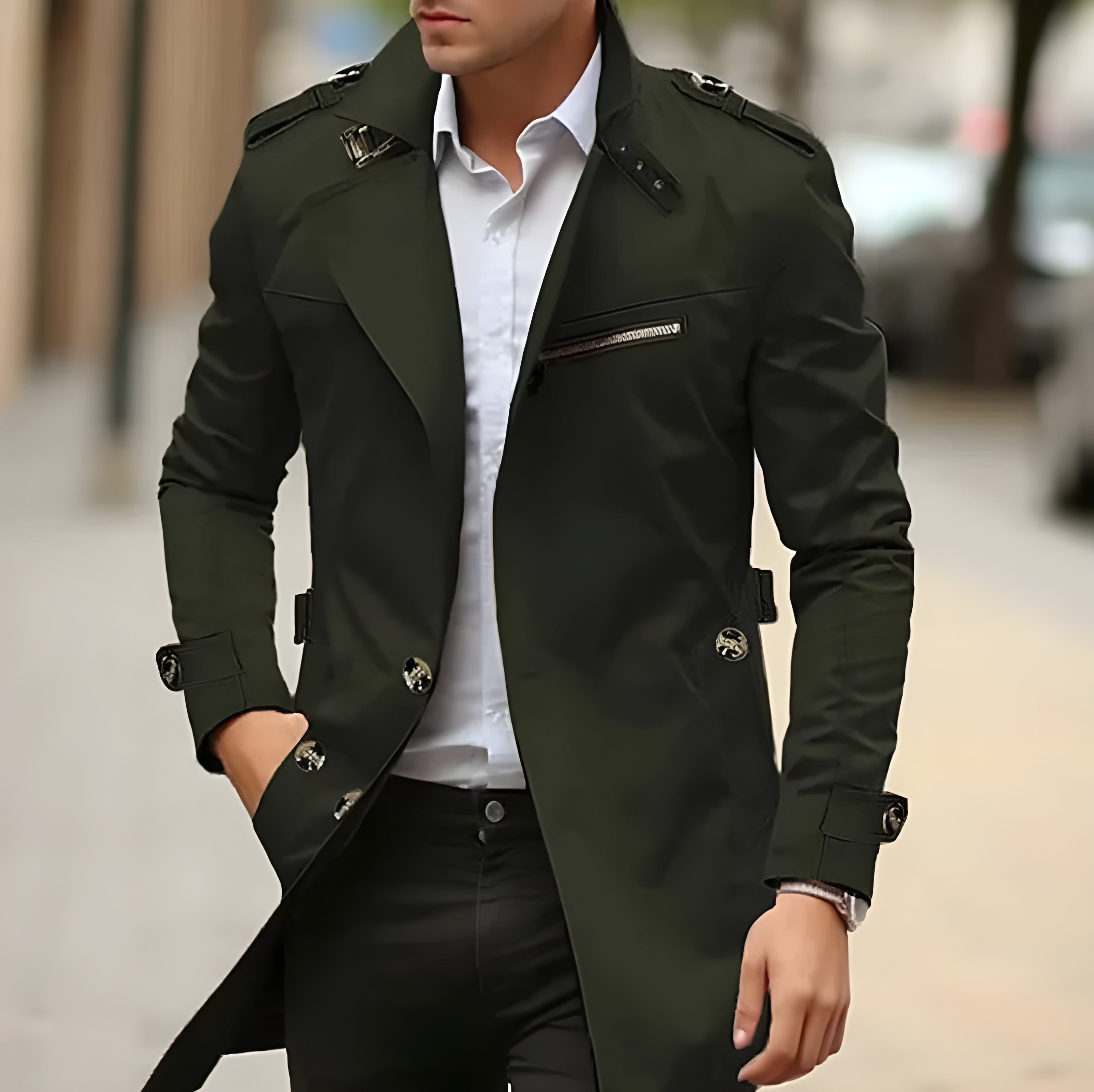 Thaddeus | Stylish Waterproof Trench Coat