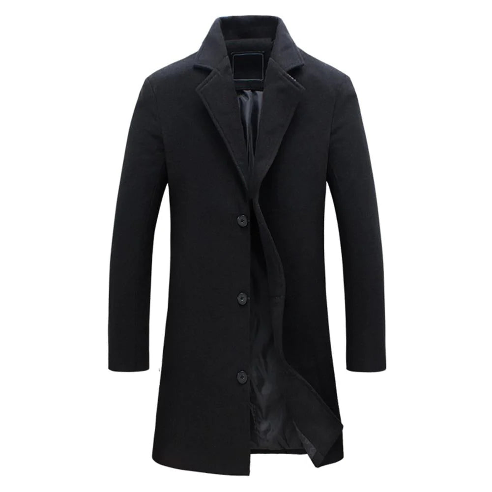 Kingsley | Long Winter Coat for Men