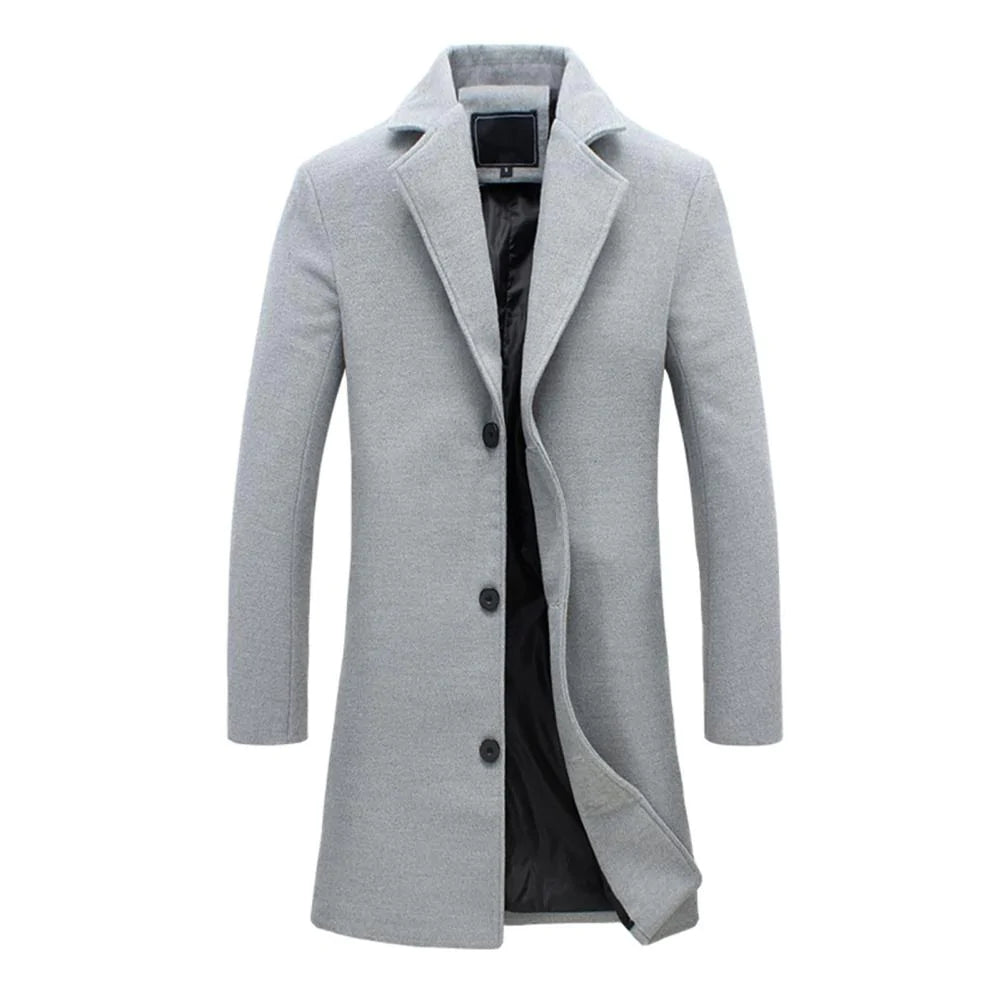 Kingsley | Long Winter Coat for Men