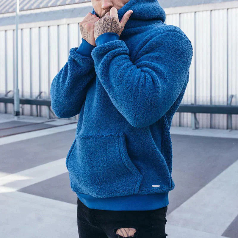 Landon | Men's Long-sleeved Hooded Jumper