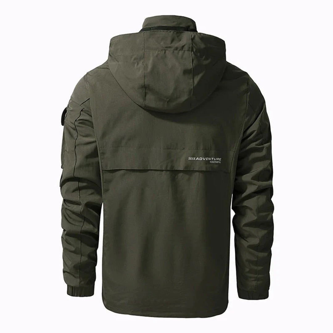 Clayton | Bomber jacket with hood for men