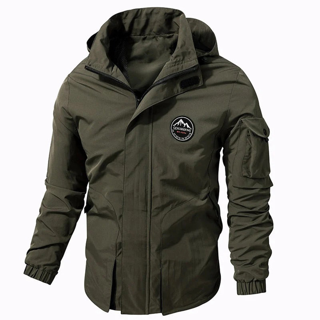 Clayton | Bomber jacket with hood for men