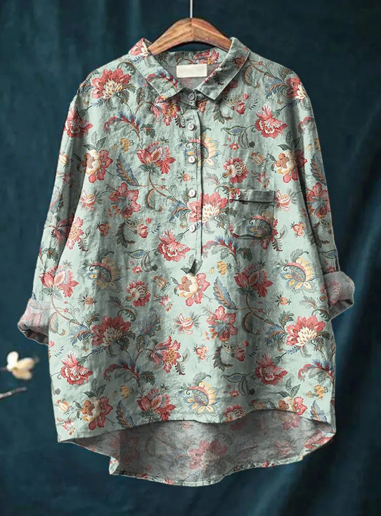 Seraphine | Classic Floral Shirt