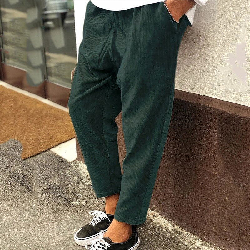 Clyde | Shortened corduroy trousers