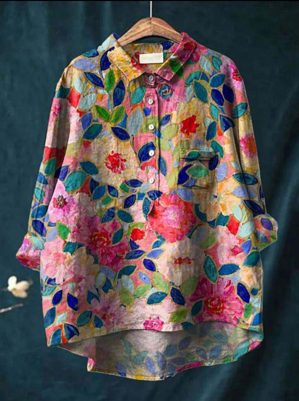 Seraphine | Classic Floral Shirt