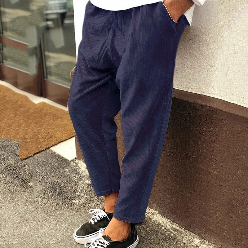 Clyde | Shortened corduroy trousers