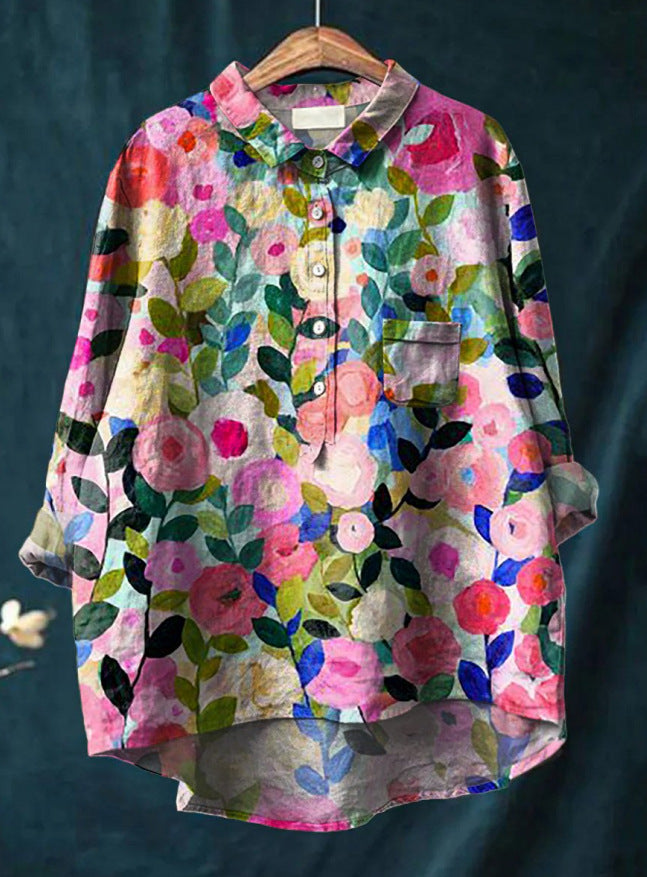 Seraphine | Classic Floral Shirt