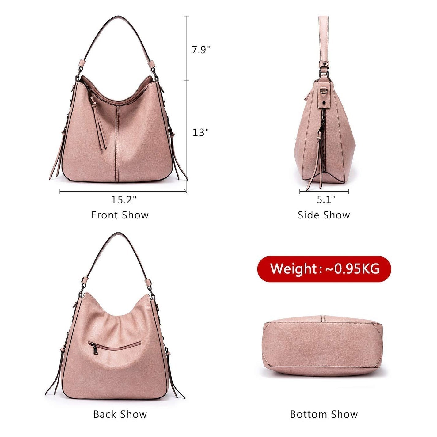 Freya | Elegant Leather Shopping Bag with a Large Capacity