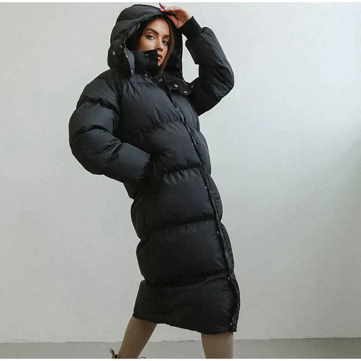 Audra | Comfortable Long Puffer Jacket with Luxurious Lining