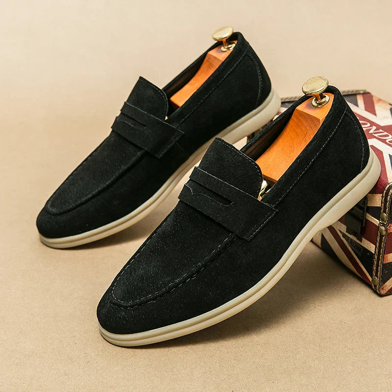 MARCIANO YACHT LOAFERS - BLACK