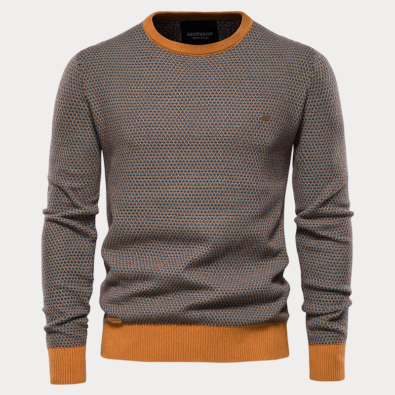 Azania Spliced Pullovers Sweater