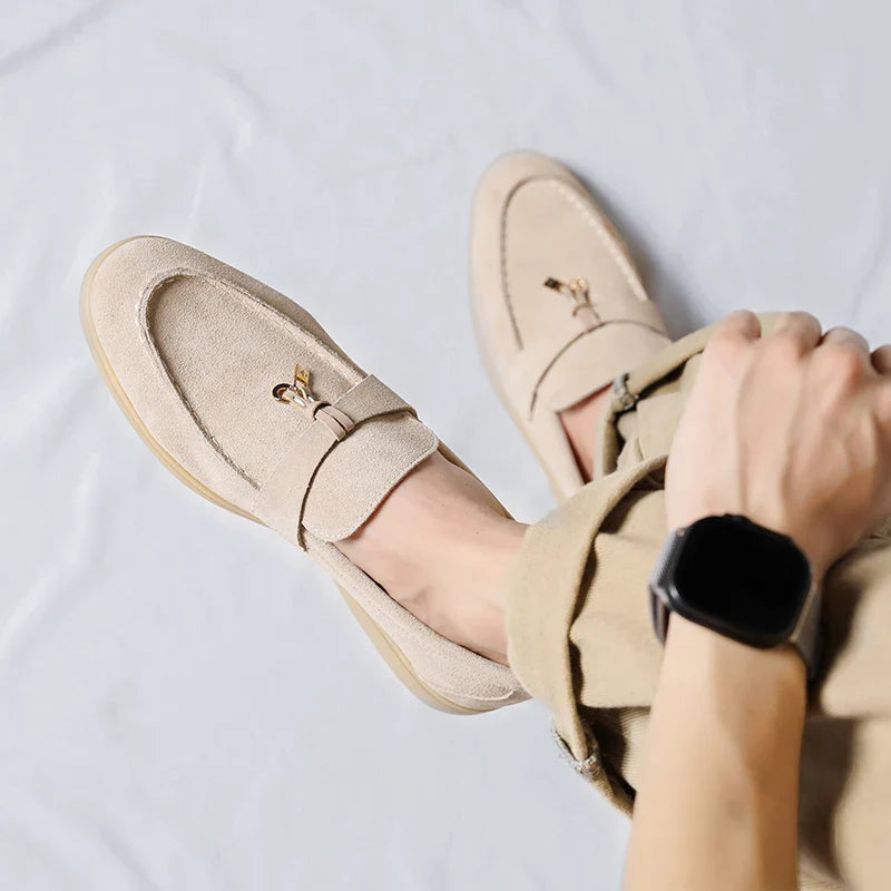 MORENO YACHT LOAFERS - BEIGE