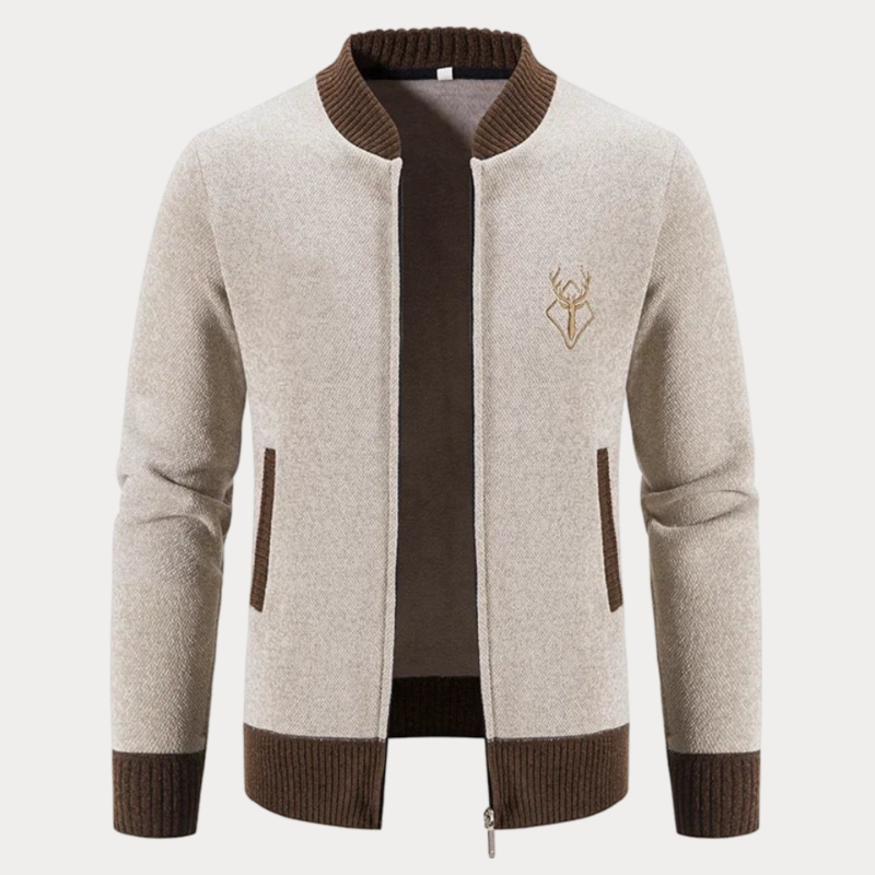 Antegria	Zippered Knitted Jacket