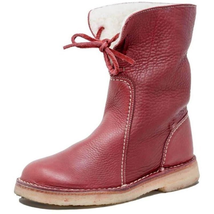 Calyx | High-Quality Leather Winter Boots with Fleece Lining