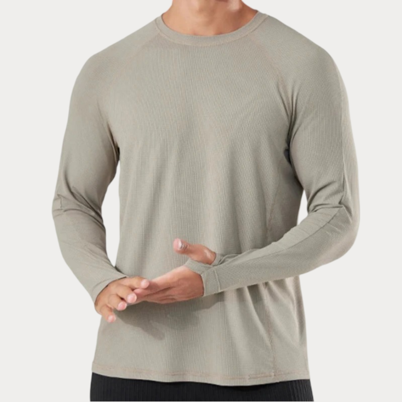 Alabaster Long Sleeve Shirt with Thumb Holes