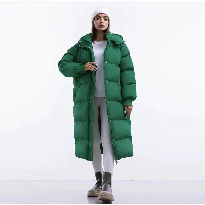 Audra | Comfortable Long Puffer Jacket with Luxurious Lining