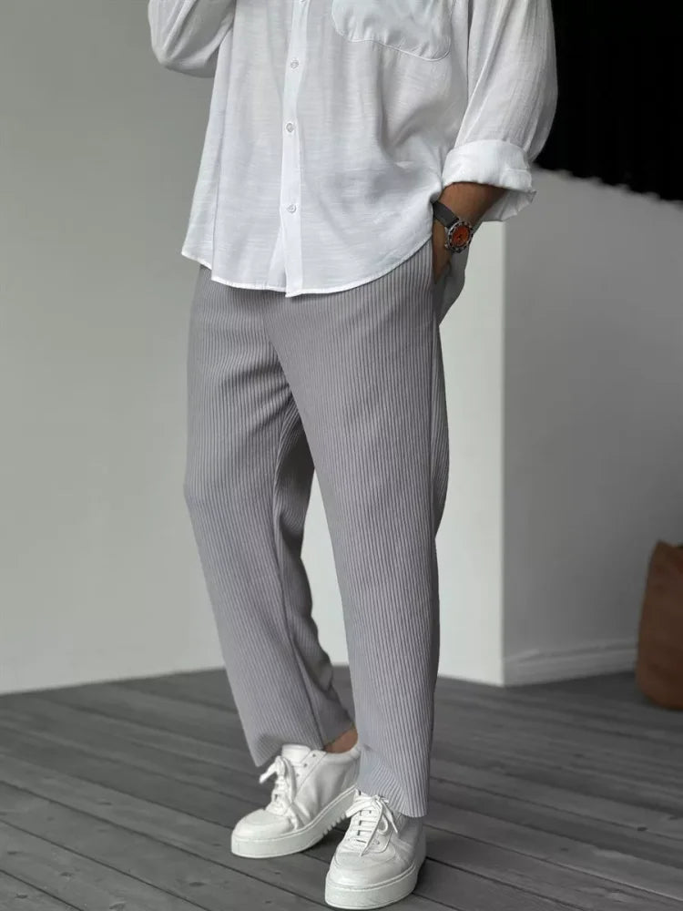 Elian | Relaxed Ribbed Pants