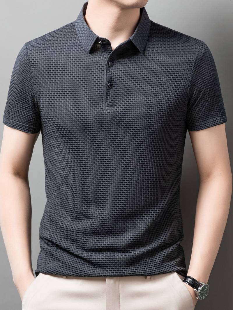 CLASSIC SOFT POLO - GREY