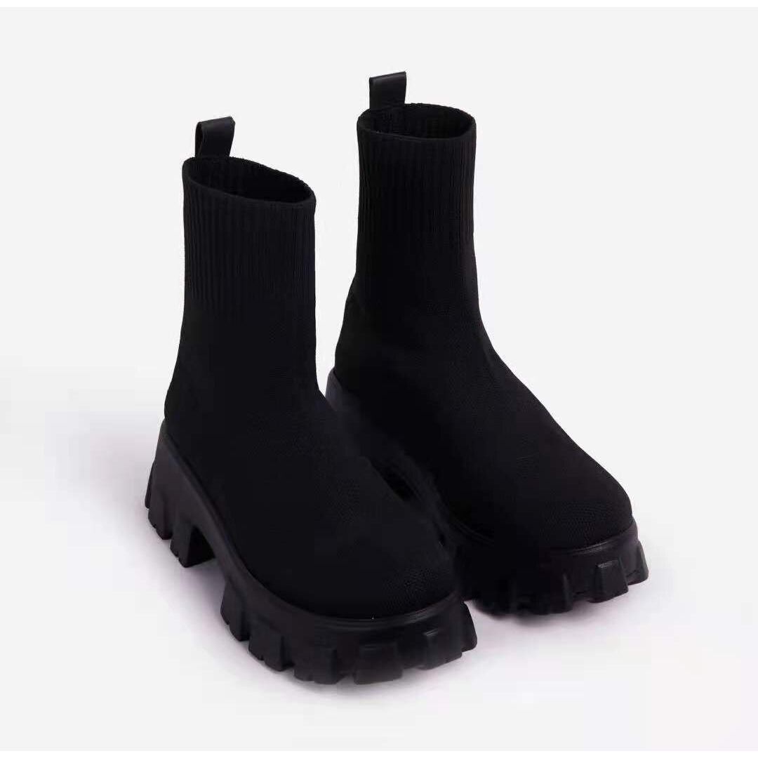 Zoraya | Ankle Boots with Thick Soles