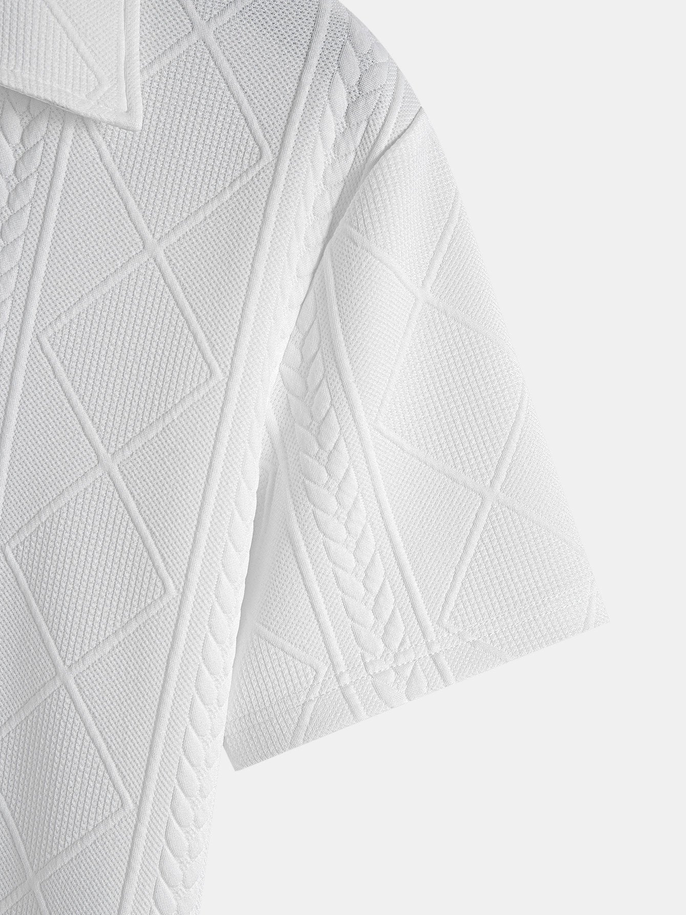 Geometric Jacquard Polo & Shorts