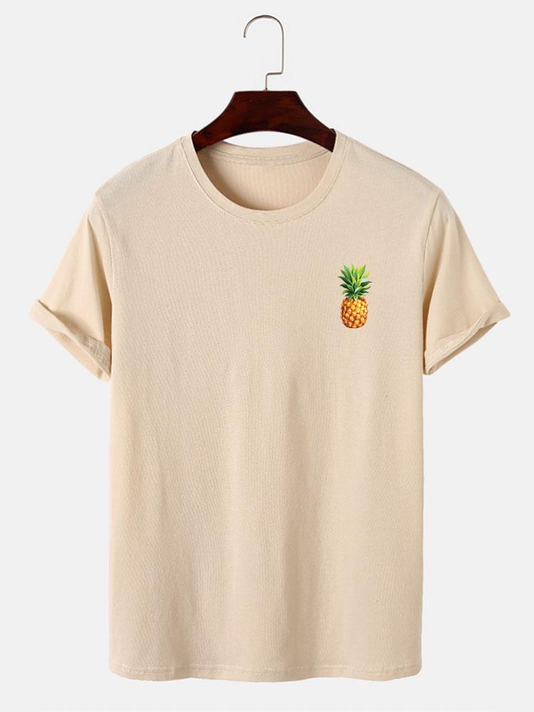 Pineapple Print T-Shirt & Swim Shorts