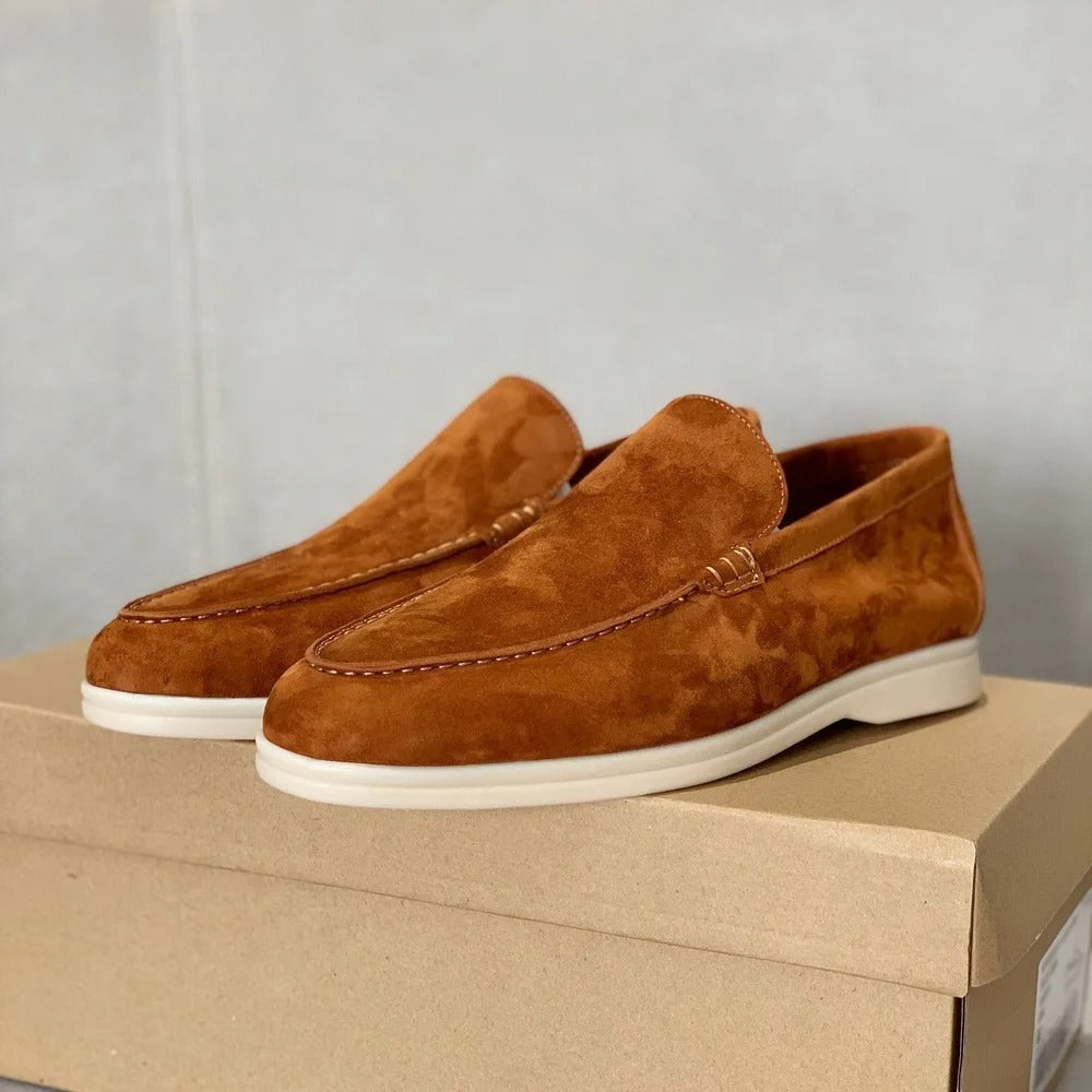 Vance™ - Men's suede leather loafers