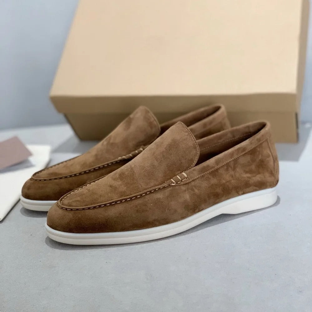 Vance™ - Men's suede leather loafers