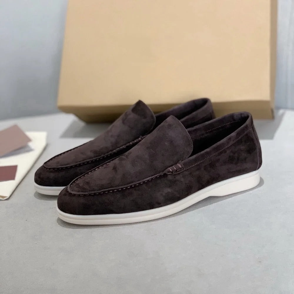 Vance™ - Men's suede leather loafers